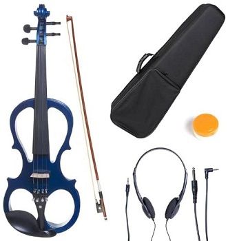 Cecilio CEVN-1BL Blue Electric Violin